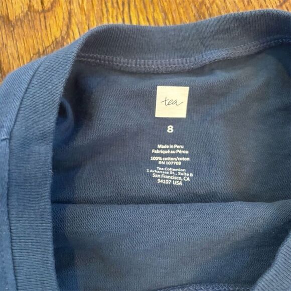 Tea Collection Girls' Under-the-Sea Graphic T-Shirt Size 8 Multicolor - Picture 3 of 5